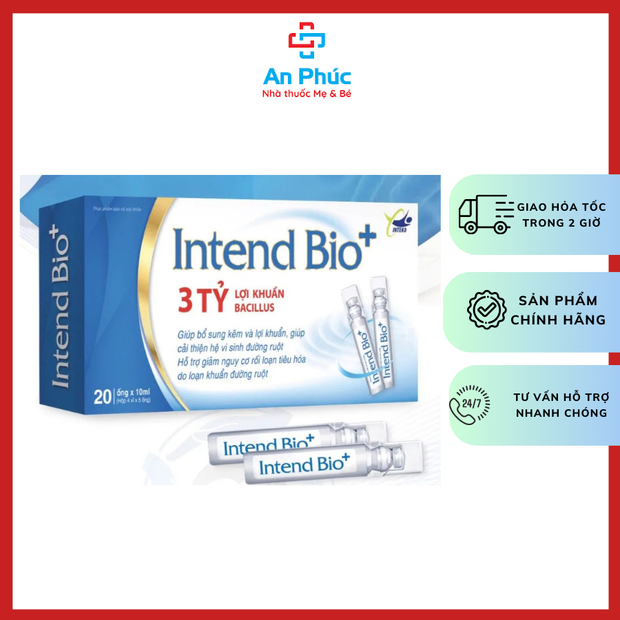 Men vi sinh INTEND BIO 3 tỷ lợi khuẩn Bacillus cải thiện hệ vi sinh