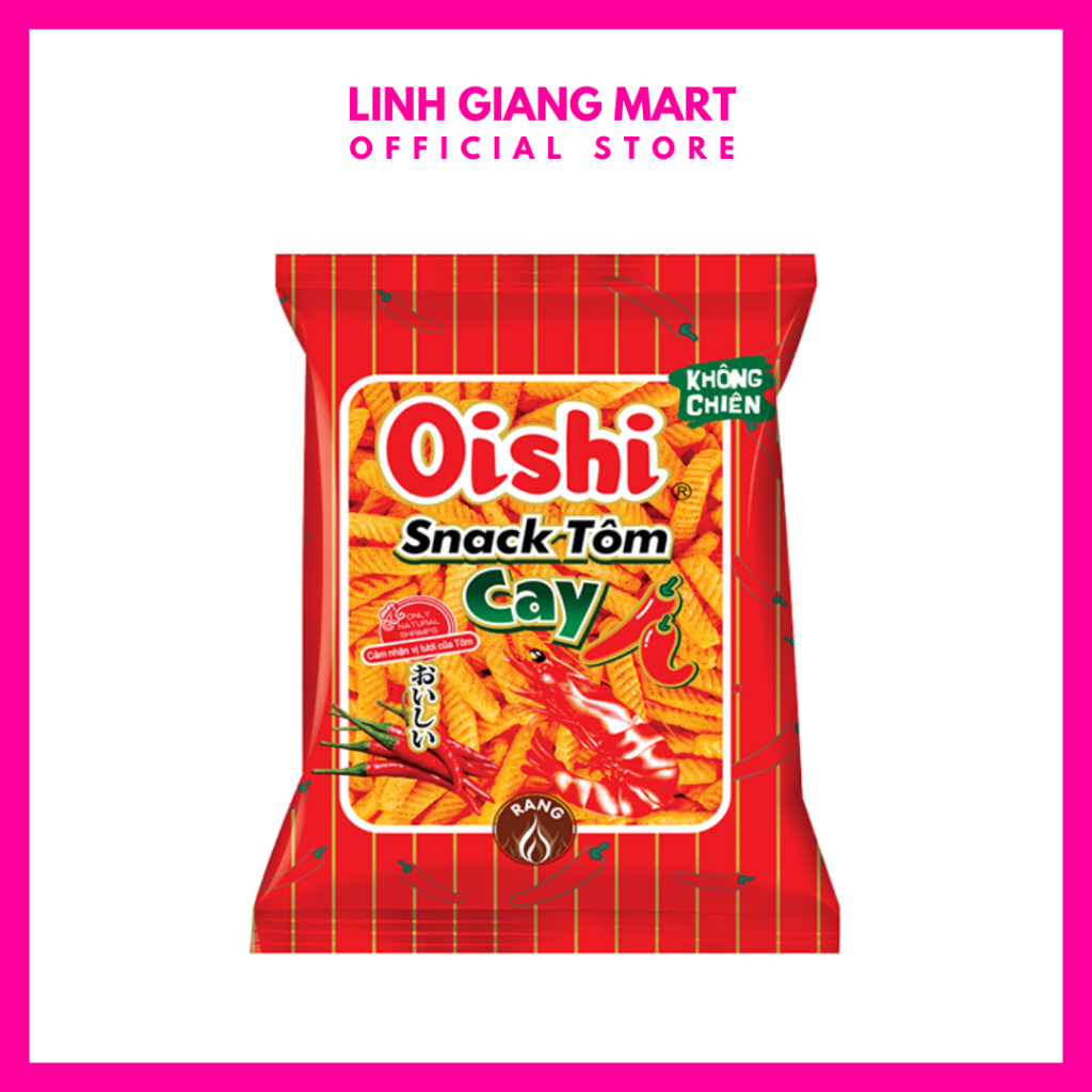 Oishi Snack Không Chiên Vị Tôm Cay Gói 35g Shopee Việt Nam