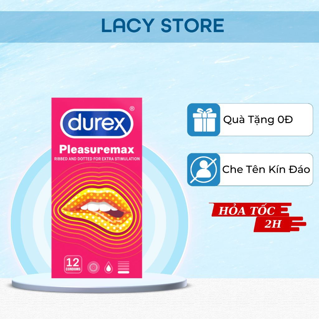 Bao Cao Su Durex Pleasuremax Si U M Ng K O D I Th I Gian Quan H H P