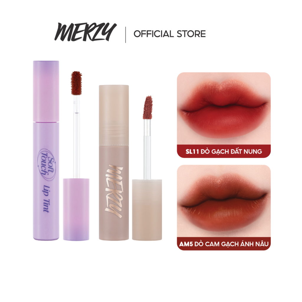 Combo Son Kem Si U L Merzy Soft Touch Lip Tint G Ver Son Kem