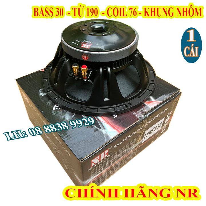 CỦ BASS 30 NR CHÍNH HÃNG CÔN 75 TỪ 190 CAO CẤP NHẬP KHẨU MODEN 335