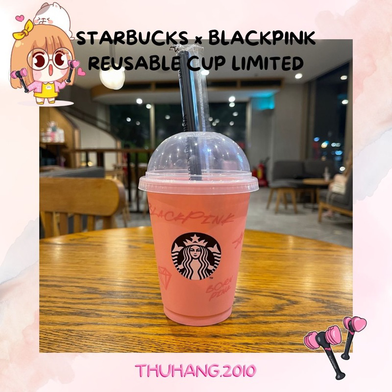 Limited Blackpink X Starbucks Reusable Cup Oz Shopee Vi T Nam