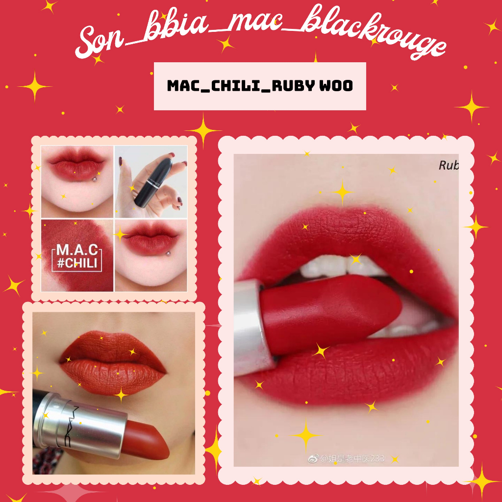 Son Mac Ruby Woo 707 Dangerous 702 Son Mac chính hãng Rettro Matte