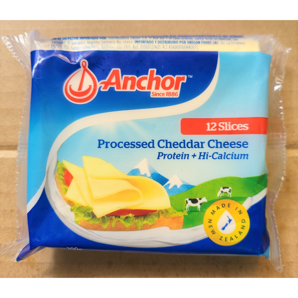 Anchor G I G L T Ph Mai L T Processed Cheddar Cheese Slices