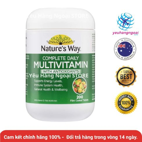 Vitamin T Ng H P Natures Way Complete Daily Multivitamin Vi N C A