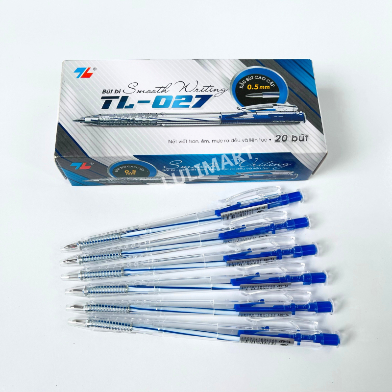 Hộp 20 Chiếc Bút Bi Thiên Long TL 027 Nét Nhỏ 0 5mm Shopee Việt Nam