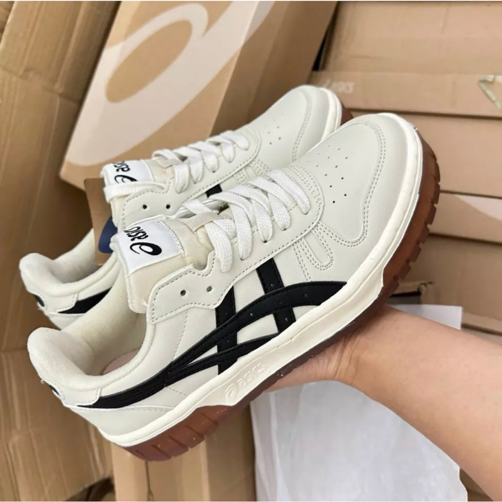 Gi Y Th Thao Asics Court Mz Cream Black Gum Size Nam N Full Ph