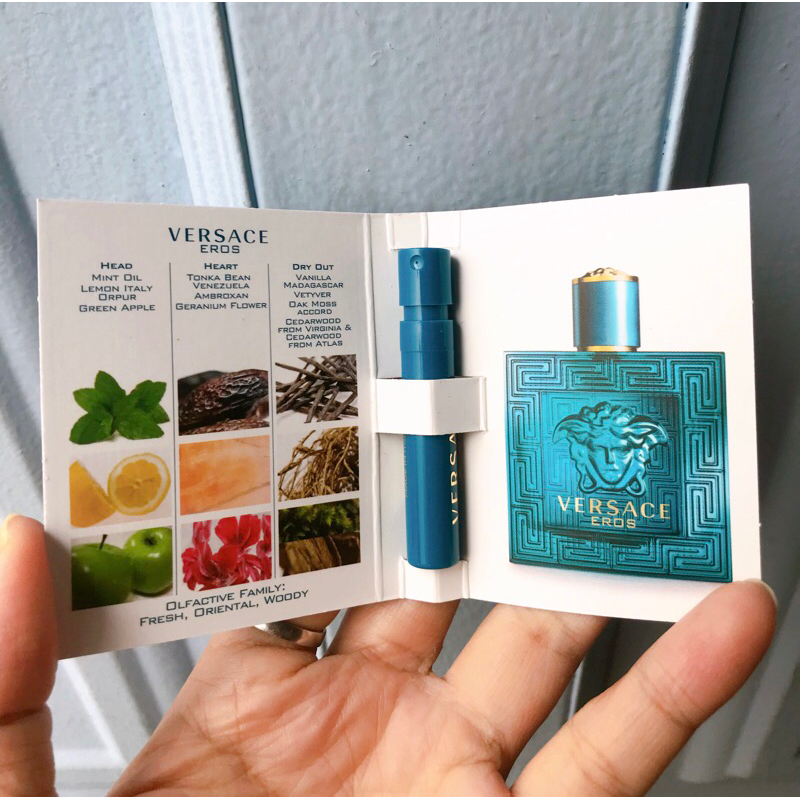 Vial mẫu thử nước nam Versace Eros EDT 1ml Italy Shopee Việt Nam