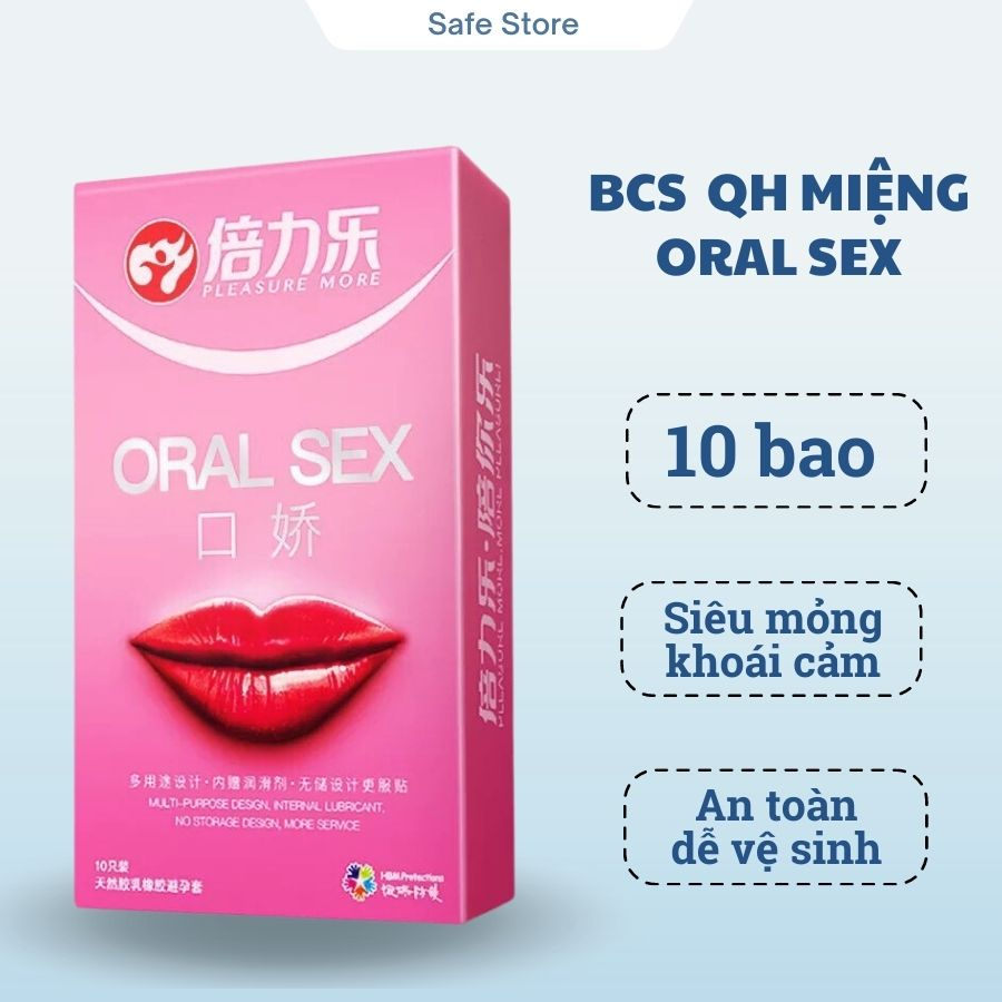 Bao cao su quan hệ bằng miệng Ora sex bcs siêu mỏng quan hệ bằng miệng