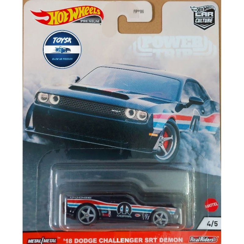 Toysk Xe M H Nh T Nh Dodge Challenger Srt Demon Hotwheels Premium