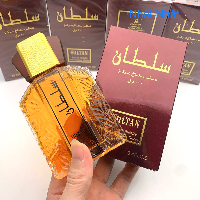 Nước Hoa Nam Dubai SULTAN Gold 100ml hàng chuẩn siêu thơm FullBox