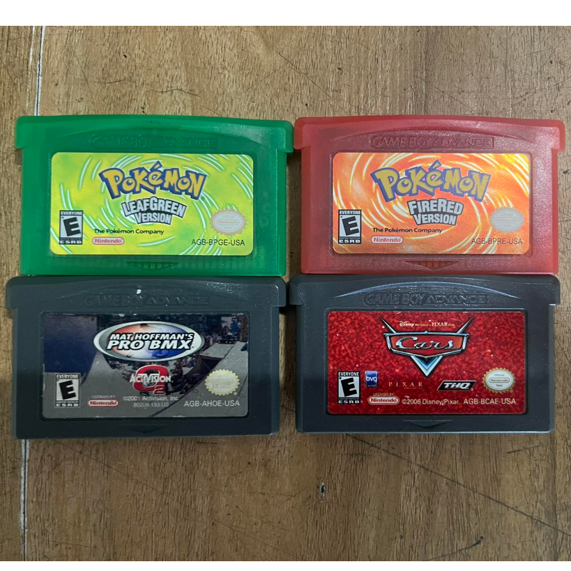 B Ng Gameboy Gba Pokemon Fire Red Pokemon Leaf Green Pokemon Ruby