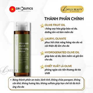 Nước Tẩy Trang DrCeutics Ultra Mild Olive Cleansing Water Kelly