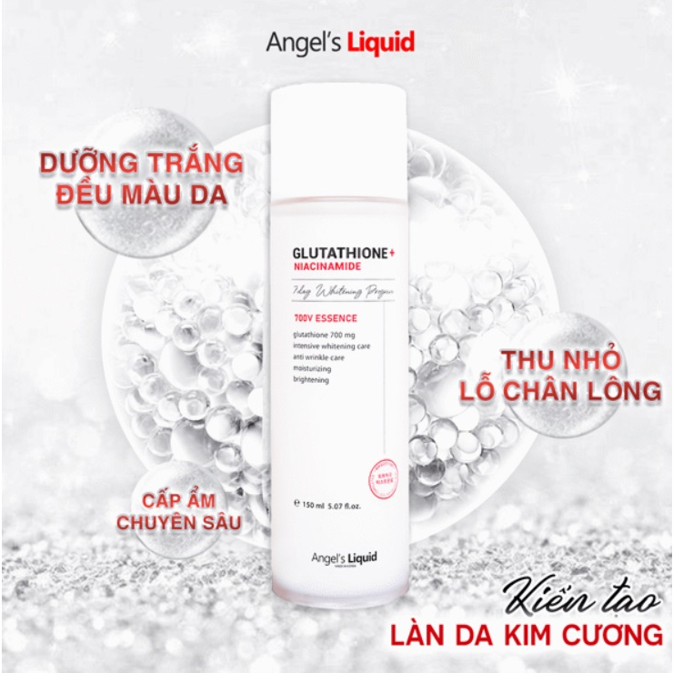 Nước Thần Dưỡng Trắng Da Angels Liquid 7 Day Tone Up Whitening Program