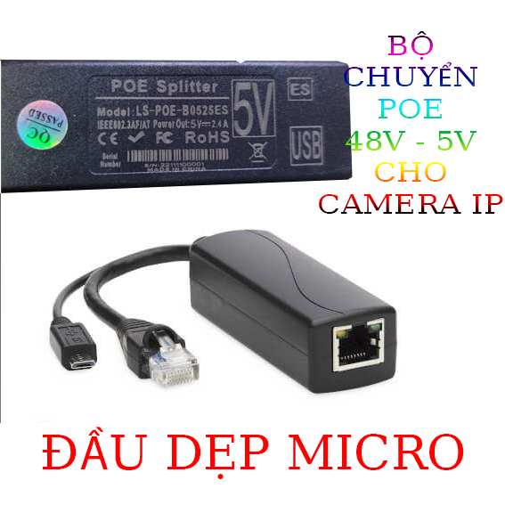 Bộ chuyển nguồn POE 48v ra 5v và 48v ra 12v Shopee Việt Nam