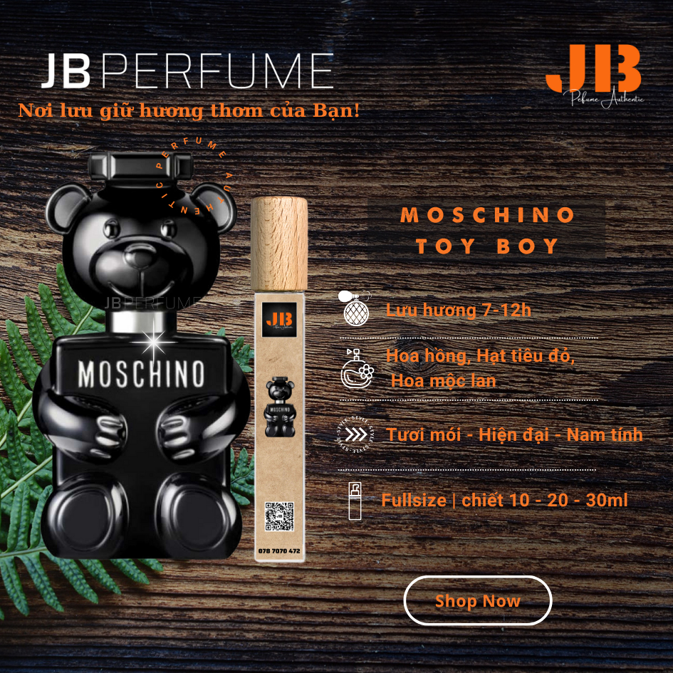 Mẫu Thử Nước Hoa Moschino Toy Boy Chính Hãng JB Perfume Shopee