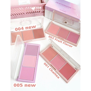 Bảng Phấn Má 3 Màu I m Meme I m Afternoon Tea Blusher Palette Shopee