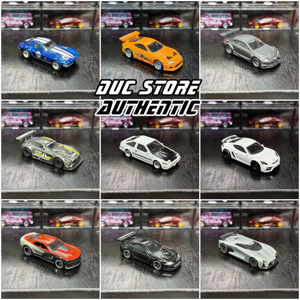 ducstore Xe mô hình Hot Wheels Premium Loose Case nice car