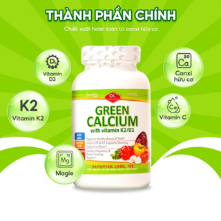 Viên Uống Olympian Labs Green Calcium Bổ Sung Canxi Hữu Cơ Cho Bà Bầu