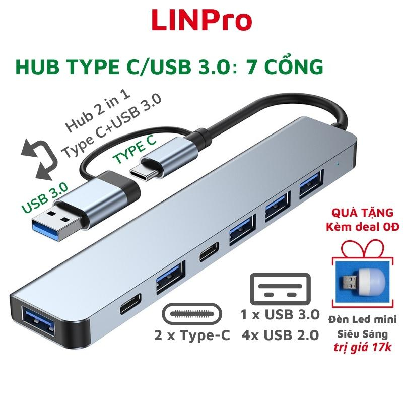 Hub USB 3 0 Hub Type C Hdmi đa năng cổng chuyển đổi chia cổng USB C mở