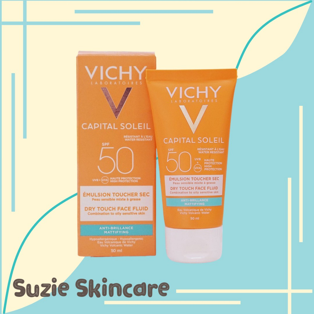 Kem Ch Ng N Ng Vichy Ideal Soleil Mattifying Face Fluid Dry Touch Spf