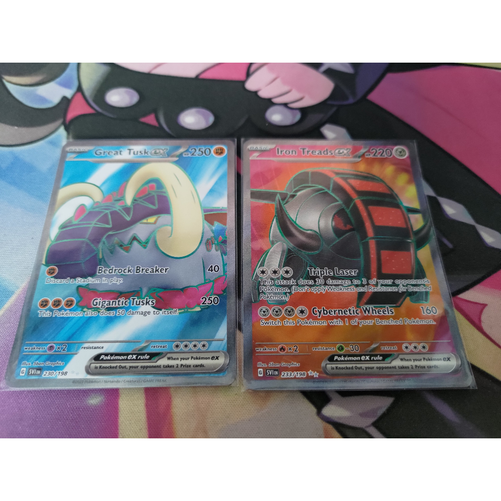 Kw Pokemon En Combo Th Pokemon Great Tusk Ex V Iron