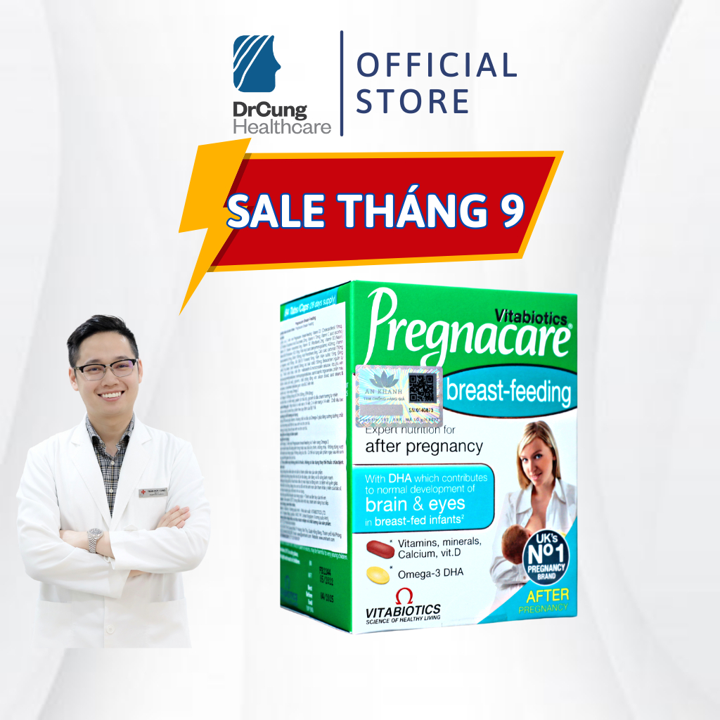 Bác Sĩ Cung Pregnacare Breast feeding Vitamin Tổng Hợp Cho Mẹ Sau