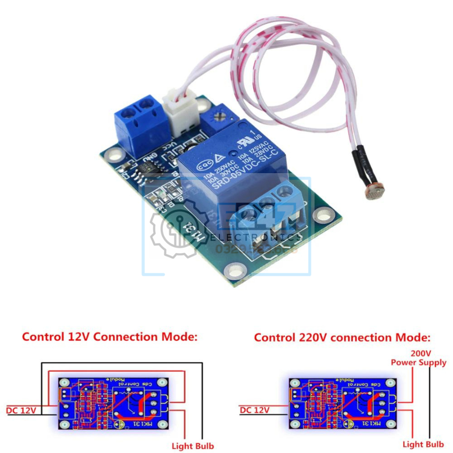 Mô đun cảm biến ánh sáng XH M131 5V 9V 12V 24V Shopee Việt Nam