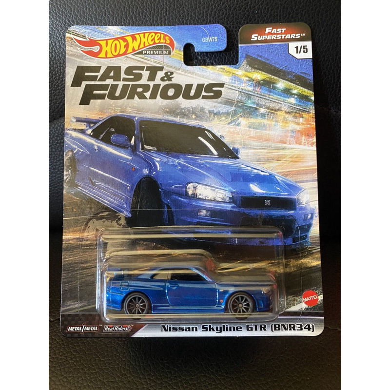 BoonShop Xe Mô Hình Hot Wheels Fast Furious Nissan Skyline GTR BNR34