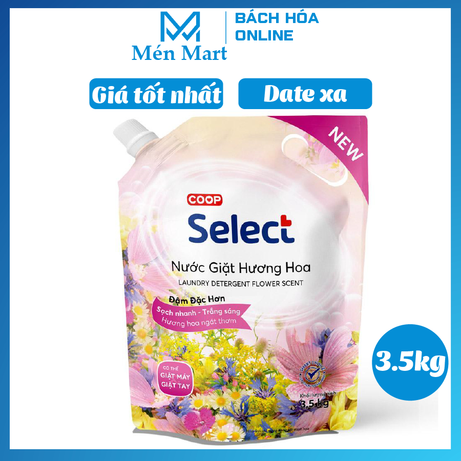 Nước giặt hương hoa Coop Select túi 3 5kg Shopee Việt Nam