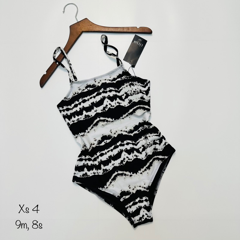 XS S M Bikini mảnh màu đen loang cổ ngang LILYA chất dày dặn co giãn tốt Shopee Việt Nam