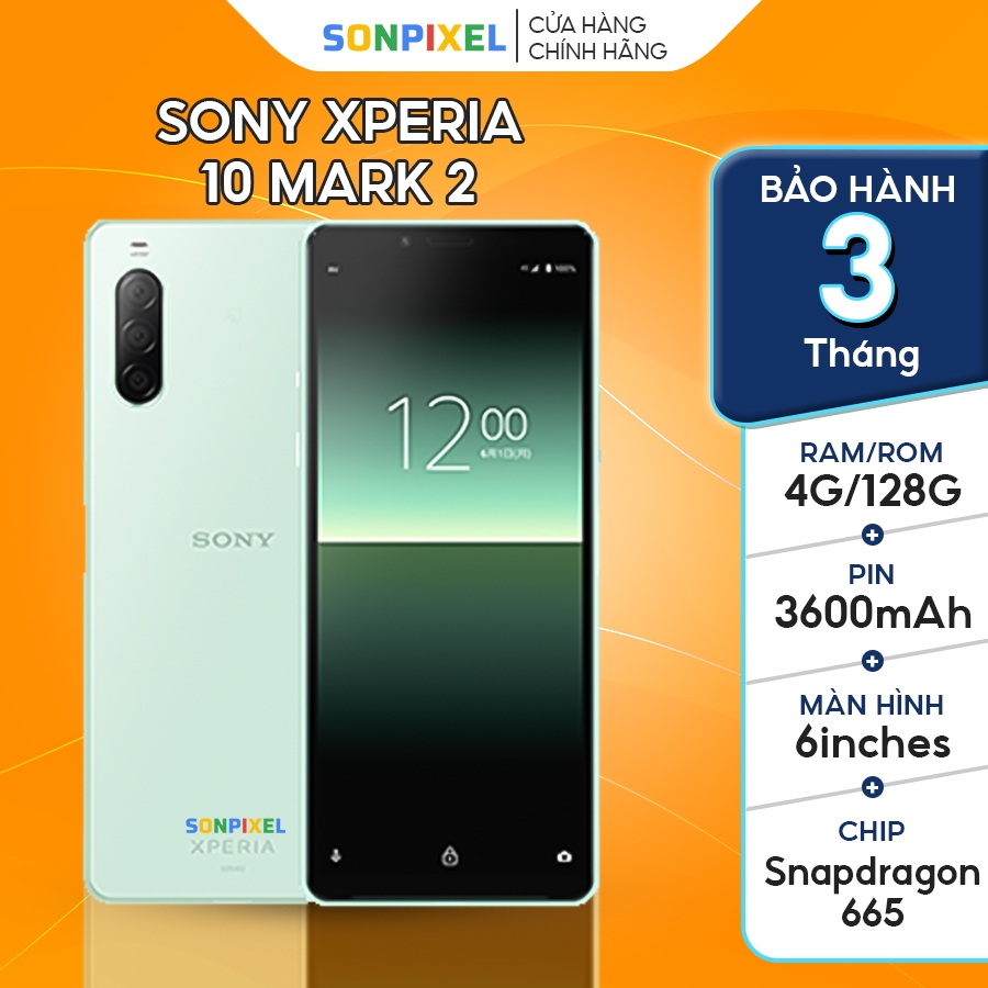 Điện Thoại Sony Xperia 10 Mark 2 Snapdragon 665 Ram 4 128GB Sơn Pixel