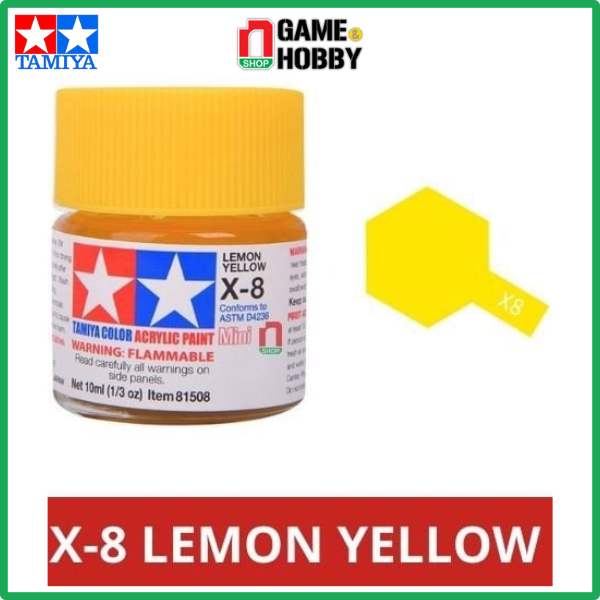 SƠN MÔ HÌNH TAMIYA ACRYLIC MINI X 8 LEMON YELLOW 81508 Shopee Việt Nam