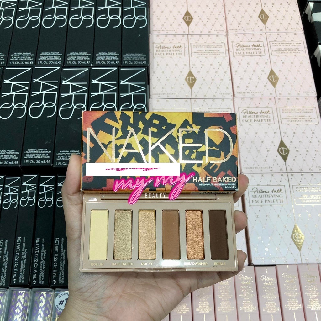 Bảng Phấn Mắt 6 Ô Naked Mini Half Baked Eyeshadow Palette 6x0 8g