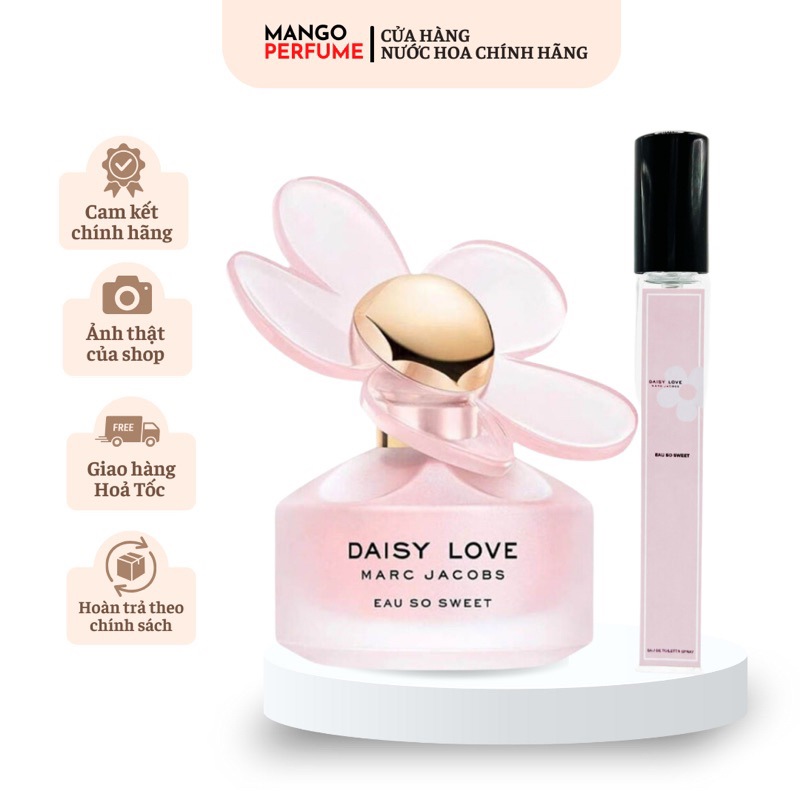 CHÍNH HÃNG Nước hoa chiết Nữ Daisy Love Marc Jacobs Eau So Sweet EDP