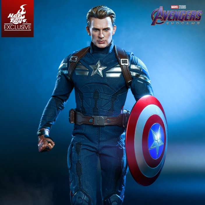 Mô Hình Hottoys 1 6 MMS 607 Captain America Stealth Suit Avengers