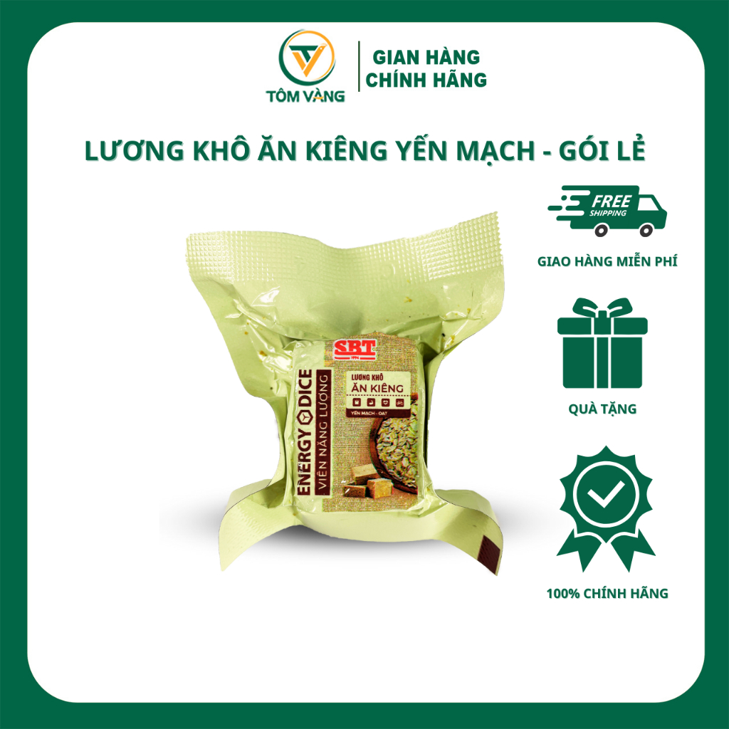 GÓI LẺ Lương Khô Ăn Kiêng Yến Mạch Công ty lương khô SBT Energy