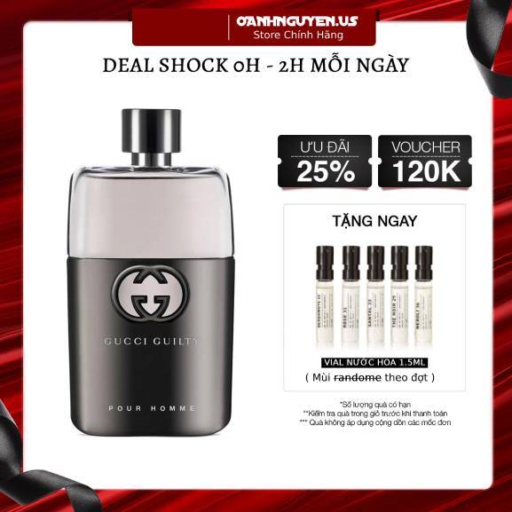 Nước hoa Gucci Guilty Pour Homme EDT 90ml Shopee Việt Nam