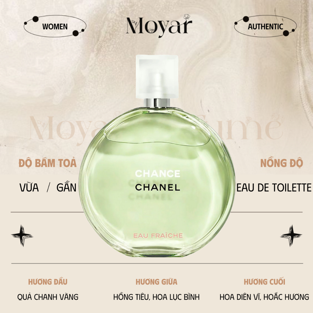 10ml Chance Eau Fraiche EDT Xanh Nước hoa nữ Shopee Việt Nam