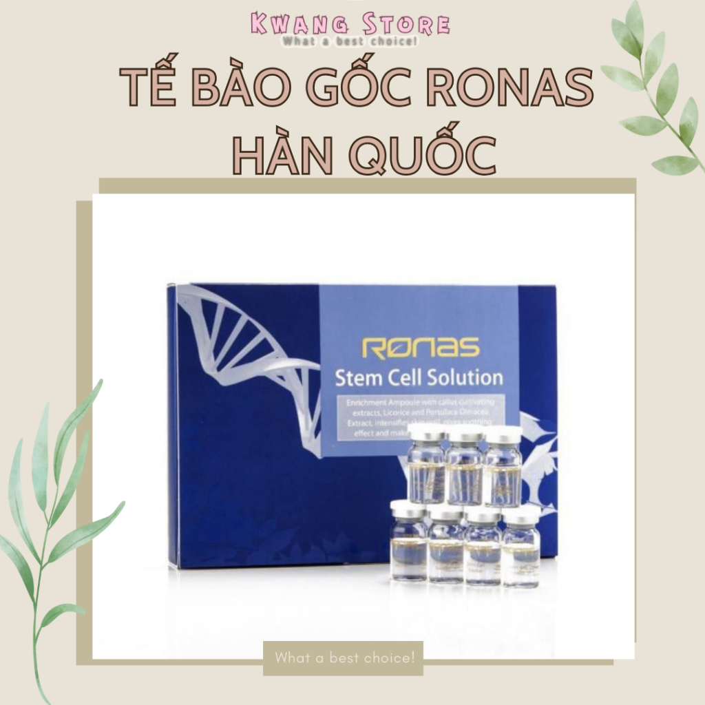 Tế bào gốc Ronas Stem Cell Solution Hàn Quốc 10 x 5ml Shopee Việt Nam