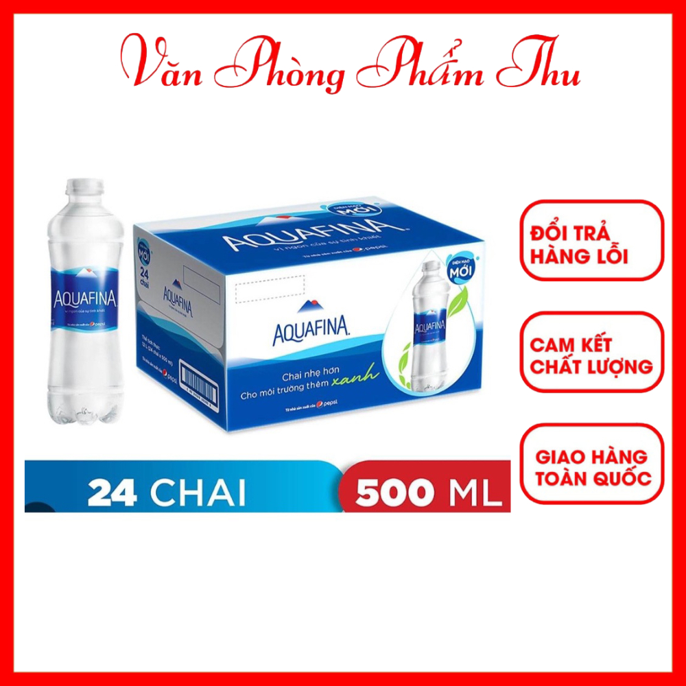 Hỏa Tốc HCM Thùng 24 Chai Nước Tinh Khiết Aquafina 500ml Thùng 24