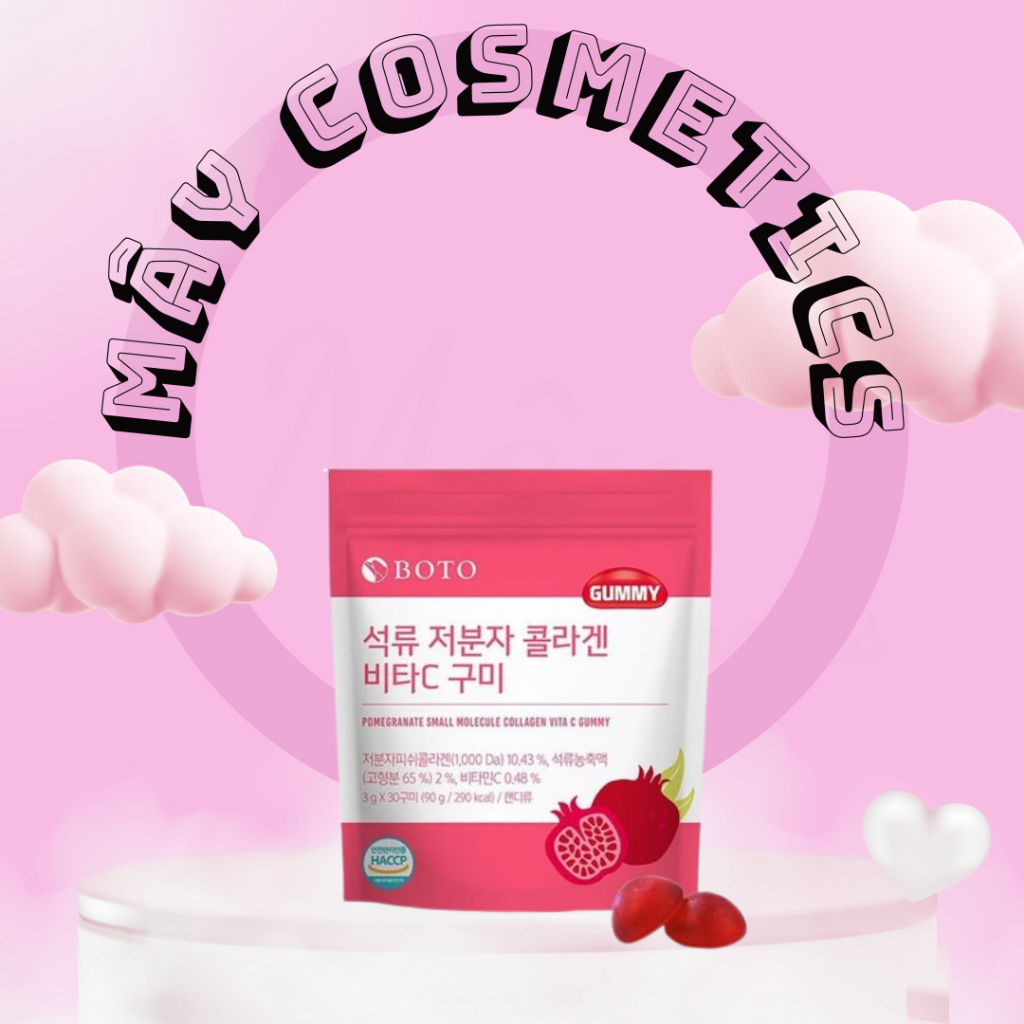 K O D O Collagen L U V Vitamin C Boto Gummy Pomegranate Low Molecular