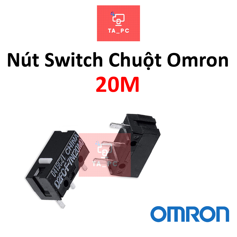 Nút Click Chuột Switch Chuột Omron D2FC F 7N 20M 20 Triệu Lần Bấm