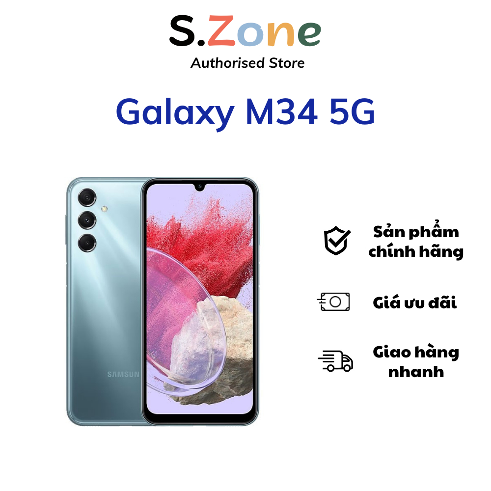 Điện Thoại Samsung Galaxy M34 5G Hàng Chính Hãng Shopee Việt Nam