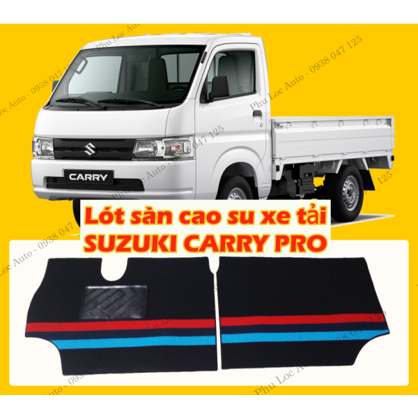 Lót sàn cao su cắt may sẵn xe tải SUZUKI CARY PRO 750KG 810KG 990Kg