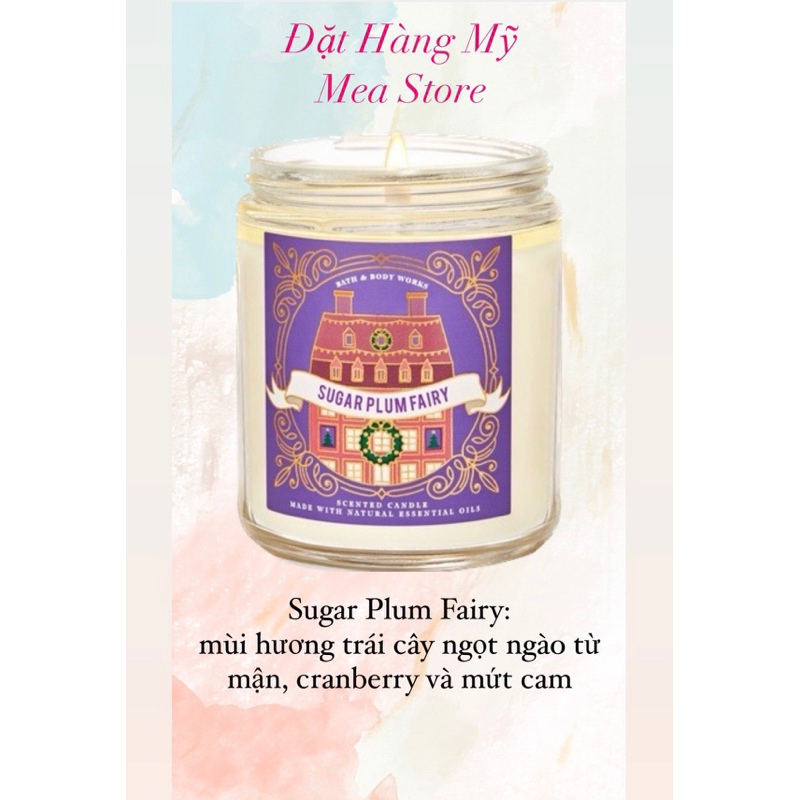 SẴN NHIỀU MÙI Nến thơm 1 bấc thư giãn Bath and Body Works Shopee