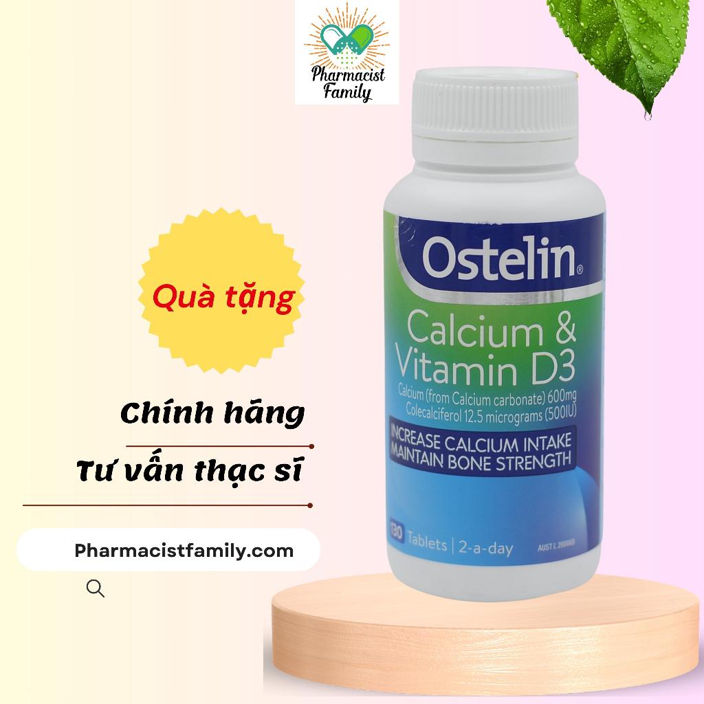 ÚC Thực Phẩm Bổ Sung Canxi Ostelin Calcium Vitamin D3 130 Viên