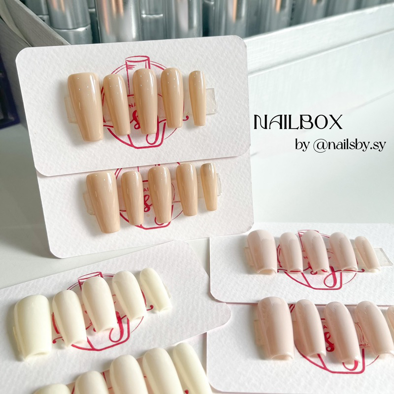 Có Sẵn Nailbox Trơn Các Tone Nude Shopee Việt Nam