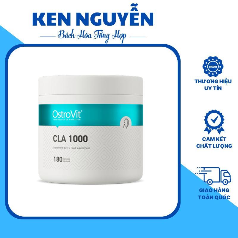 Ostrovit Cla 1000 180 Viên Cam Kết Chính Hãng Viên Uống Hỗ Trợ Kiểm