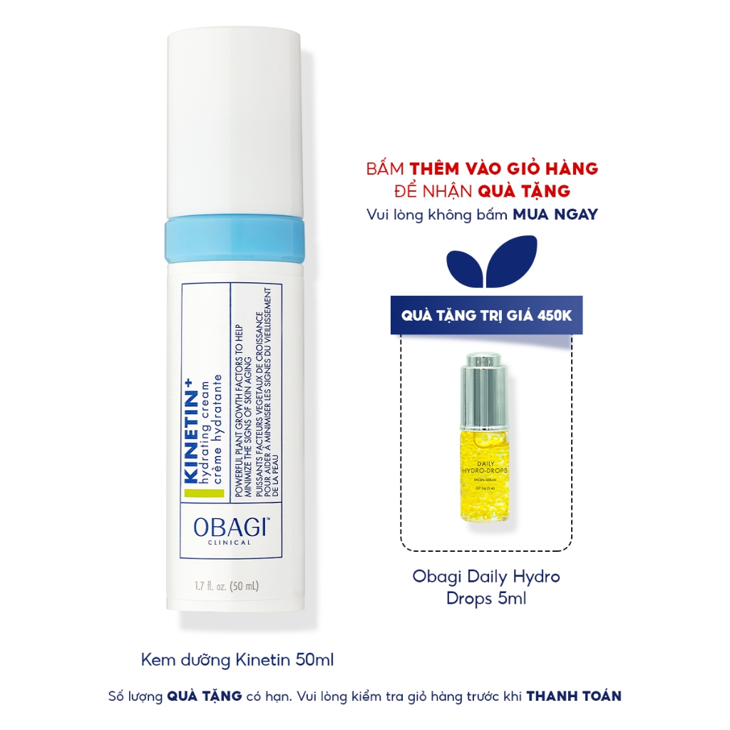 Kem dưỡng OBAGI CLINICAL Kinetin Hydrating Cream 50ml Độc quyền